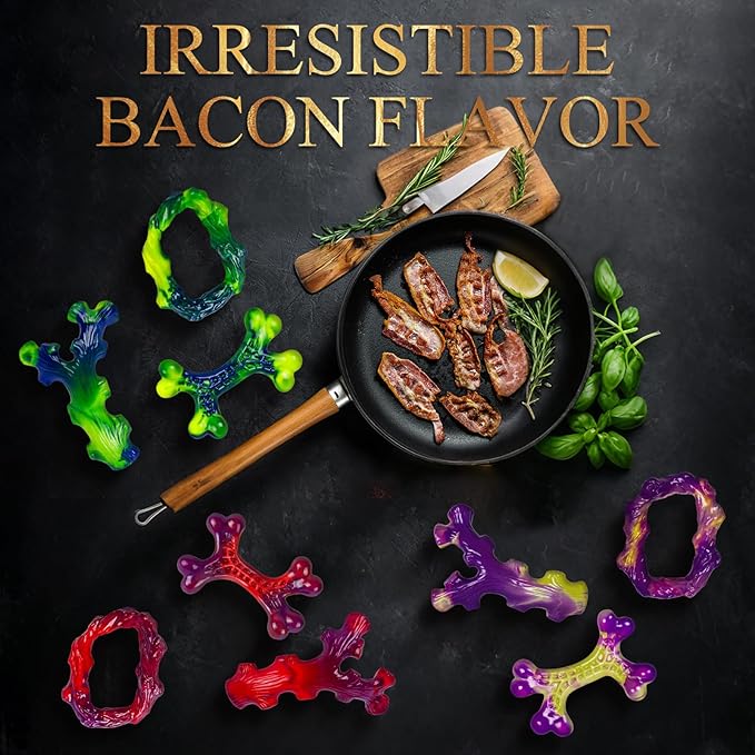 9-Pack Indestructible Dog Toys for Aggressive Chewers, Durable Chew Toys for Large Dogs, Dog Toy for Aggressive Chewer Large Breed, A Super Set for Happiness for All Dogs-Mewly Pet