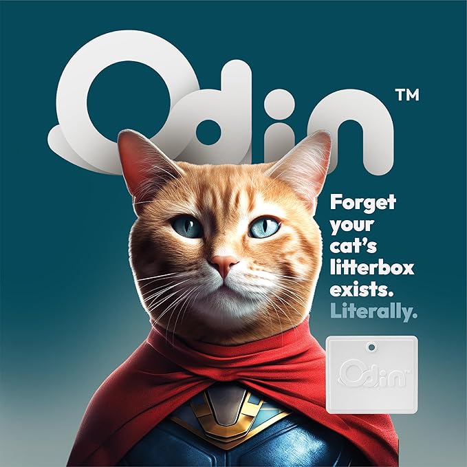 Odin Litter Box Odor Eliminator – Neutralizes Smells at the Source with Patented Tech – Light Citrus Scent – Safe, Long-Lasting, Works with Any Litter-Mewly Pet