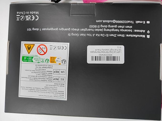 Light Up Dog Harness,Reflective Pet Harness Rechargeable,Led Dog Vest for Night Walking,Adjustable Safety Vest for Small Medium Large Dogs-No Pull,Blue,S-Mewly Pet