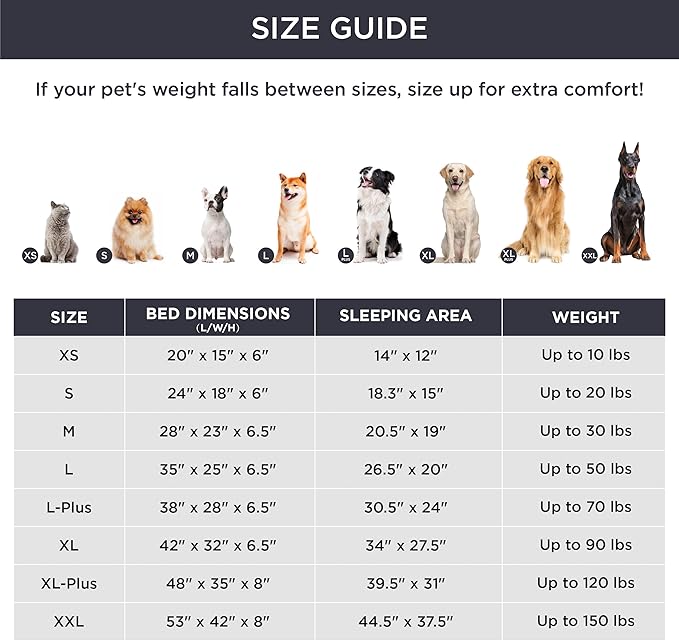 Bedsure Orthopedic Dog Beds Large Sized Dog - Washable Large Dog Cat Bed Waterproof, Comfort Dogs Couch Sofa with Washable Removable Cover, Pet Bed with Nonskid Bottom, Light Grey, 35"-Mewly Pet