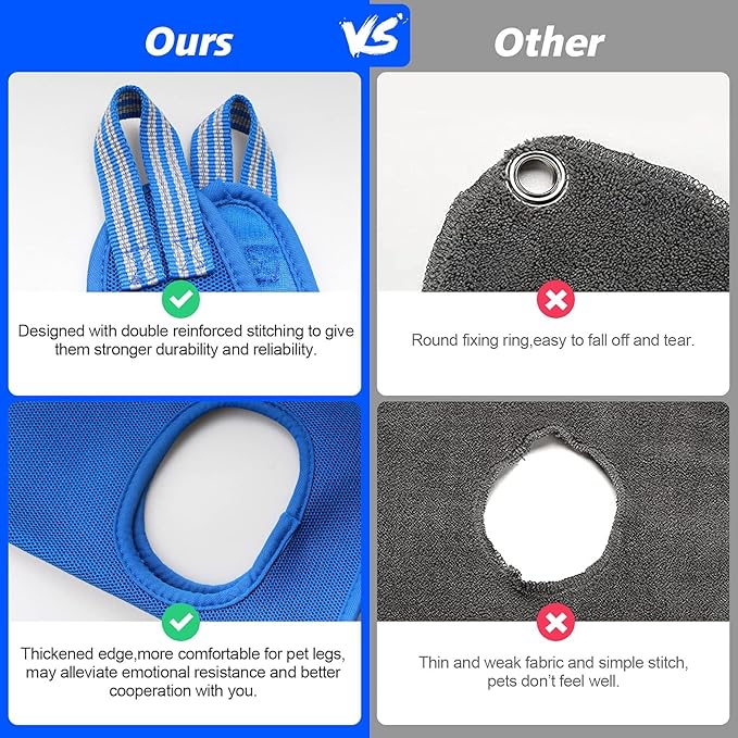 Pet Grooming Hammock for Medium/Large Dogs with Nail Clippers/Nail Trimmers/Grooming Scissors, Dog Grooming Harness for Nail Trimming, Pet Grooming Sling Helper-Mewly Pet