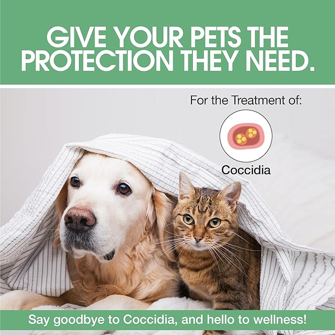 Toltrazuril 5.0% for Cats and Dogs - 120mls / 4oz- Vanilla Flavour - Giarcidia Toltra Pro-Mewly Pet