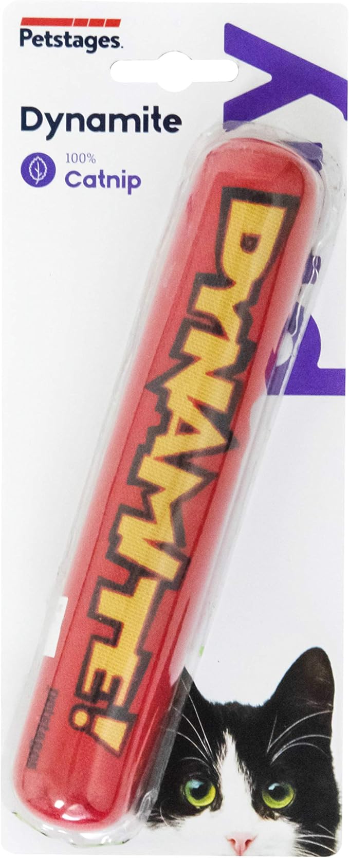 Catstages Green Magic Dynamite Stick Catnip Cat Toy, Red-Mewly Pet