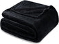 Exclusivo Mezcla Fleece Blanket Twin Size for Bed, Super Soft and Warm, All Season Use, Cozy, Plush, Lightweight, 60x80 Inches Black