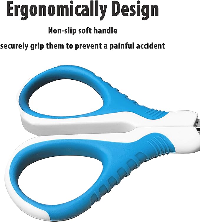 gonicc Professional Pet Nail Clippers and Trimmer - Best for Cats, Small Dogs and Any Small Pets. Sharp Angled Blade Pet Nail Trimmer Scissors.-Mewly Pet