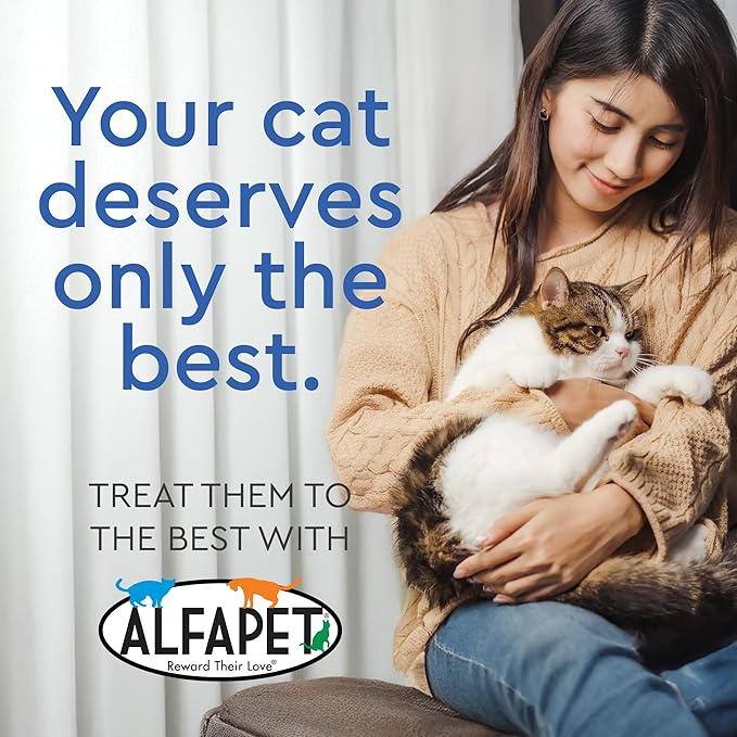 Alfapet Sifting Cat Litter Box Liners - Jumbo 15 Count, Pack of 5 - Tear-Resistant Cat Litter Bags, Waterproof Kitty Litter Liners, Fits Litterbox Pan Sizes X-Large, X-Giant, 37" x 18" 30 lb Capacity-Mewly Pet