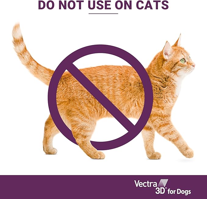 Vectra 3D for Dogs Flea, Tick & Mosquito Treatment & Prevention for Extra Large Dogs (Over 95 lbs), 6 Month Supply-Mewly Pet