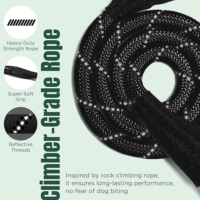 Dog Seat Belt for Car | Universal Dog Car Seatbelt | Durable Reflective Rope with Clip Hook Latch, Buckle and Alloy Carabiner- Safe and Secure Pet Safety Restraint-Mewly Pet