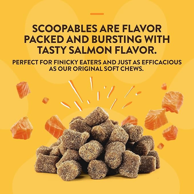 NaturVet Scoopables Hairball Aid for Cats - Helps Prevent & Eliminate Hairballs - Psyllium Husk & Pumpkin - Salmon Flavored Cat Health Supplement - Tastes Like Treats & Prevents Hairballs | 5.5oz Bag-Mewly Pet