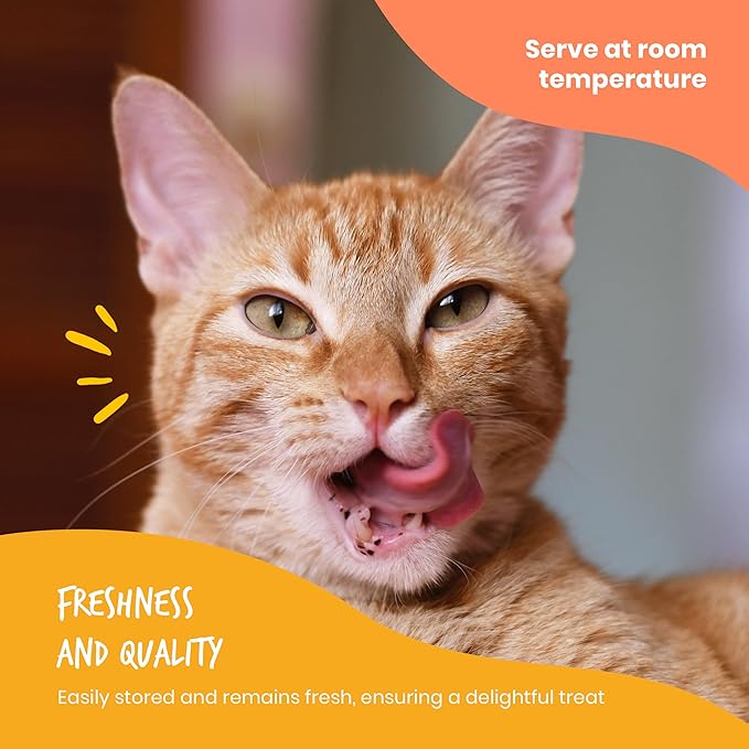 Beefeaters Cat Treats Lickable Puree 1.59oz (12-Pack) – Chicken, Grain-Free, Taurine-Enriched, Ideal for Training & Interactive Feeding-Mewly Pet