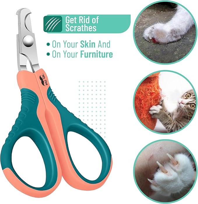 Mr. Pen-Cat Nail Clipper & Trimmer - Cat Claw Clippers for Nails, Kittens & Small Dogs-Mewly Pet
