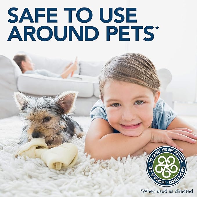 Simple Solution Stain and Odor Eliminator Spray for Dogs & Cats, Enzyme Cleaner With 2X Pro-Bacteria Cleaning Power, Strong Smell Remover for Carpets, Upholstery & Floors, Floral Fresh Scent, 32 oz-Mewly Pet