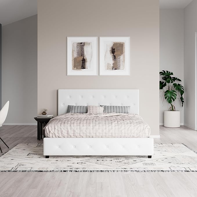 DHP Dakota Bed, Full, White