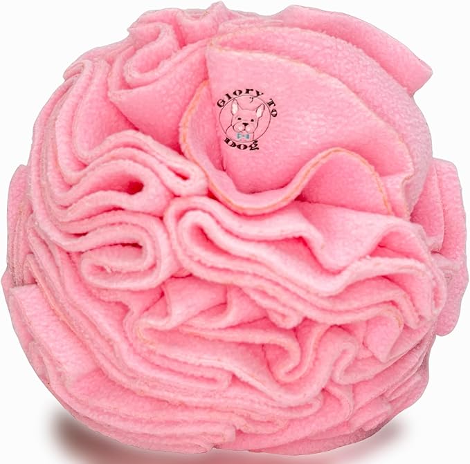 Medium Breed Snuffle Interactive Foraging Dog Puzzle Ball Toy Pink Large-Mewly Pet