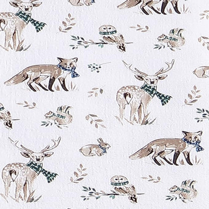 Eddie Bauer - King Sheets, Cotton Flannel Bedding Set, Brushed For Extra Softness, Cozy Home Decor (Woodland Friends, King)