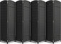 Sorbus 8 Panel Room Divider 6 ft. Tall - Privacy Screen, Extra Wide Double Hinged Panels, Mesh Hand-Woven Design, Partition Room Dividers and Folding Privacy Screens, Wall Divider for Room Separation