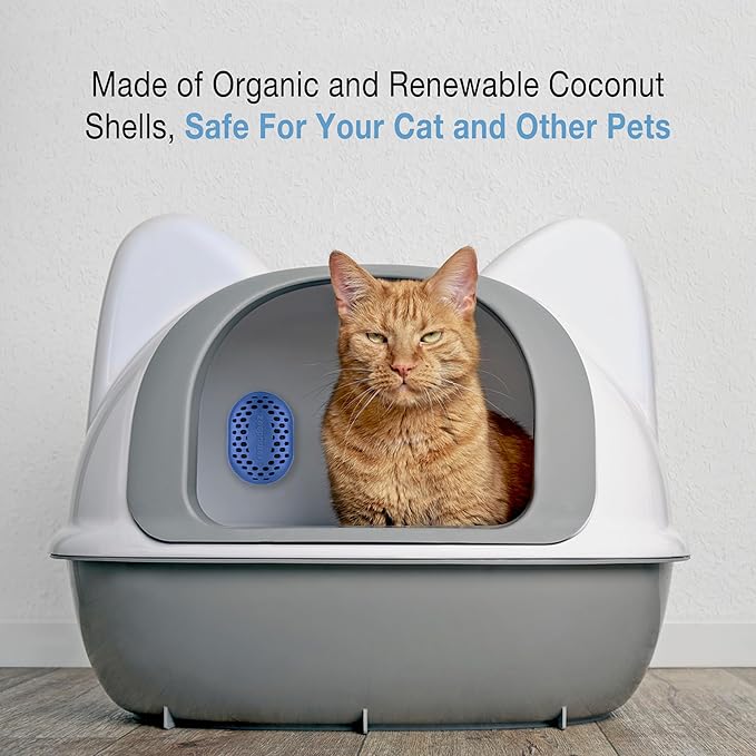 Refills for remodeez Litter Deodorizers and Odor Eliminator, Activated Charcoal, Natural Air Fresheners.-Mewly Pet