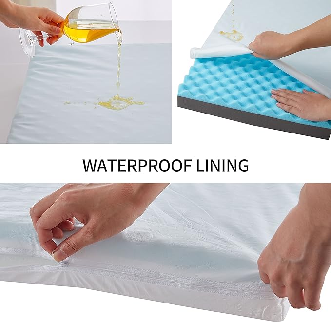 Orthopedic Memory Foam Dog Bed, Cooling Dog Beds for Extra Large Dogs -Waterproof Pet Bed for Crate with Removable Washable Cover, XL(41inch,90Lbs)-Mewly Pet