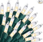Joiedomi Clear Christmas String Lights Indoor,450(3x150) Mini Warm White Fairy Light,93.6FT Lighting Decor for Patio Dorm Classroom Bedroom Holiday Wedding Party Garland Birthday Festival,Green Wire