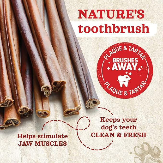 Natural Farm Collagen Dog Chews (3-5”, 10 Units), Odor-Free Long Lasting Bully Sticks & Rawhide Alternative Dog Treats, 95% Collagen Low Fat, High Protein – Small & Medium Dogs-Mewly Pet