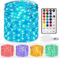 Fairy Lights USB Plug in 66ft 200LEDs with Remote, Warm White 17 Color Changing Light Twinkle Firefly String Lights for Bedroom Party Wedding Christmas Tapestry, Multicolor Colors (USB&Plug)