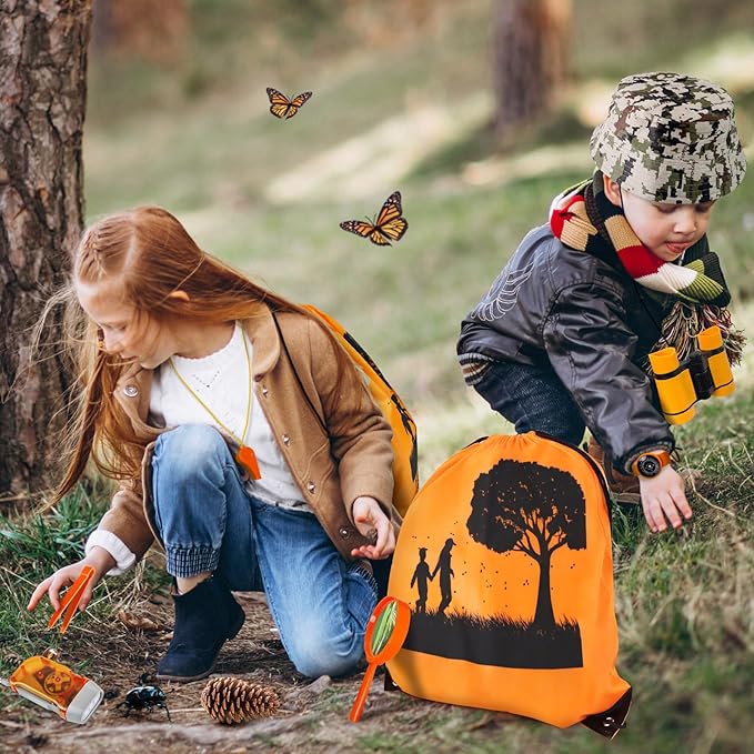 Kids Explorer Kit & Bug Catcher Kit, Camping Gear for Kids, Outdoor Exploration Set with Backpack & Binoculars, Ideal Outdoor Adventure Toys for Boys Girls 3-12-Mewly Pet
