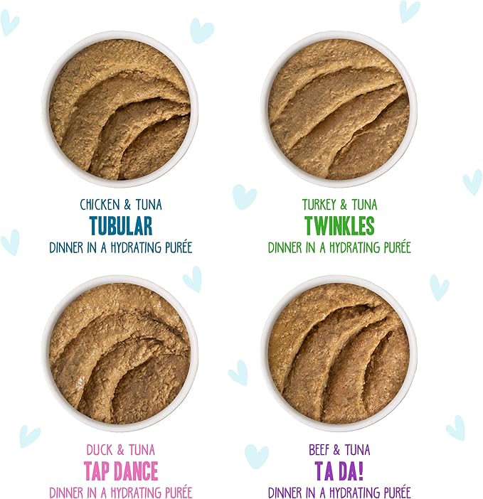 Weruva B.F.F. Play - Best Feline Friend Paté Lovers, Aw Yeah!, Paté Jamboree! Variety Pack, 3oz Pouch (Pack of 12)-Mewly Pet