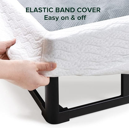 ZINUS 5 Inch Full Metal Smart Box Spring with Quick Assembly, Mattress Foundation, Strong Metal Frame, Easy Assembly