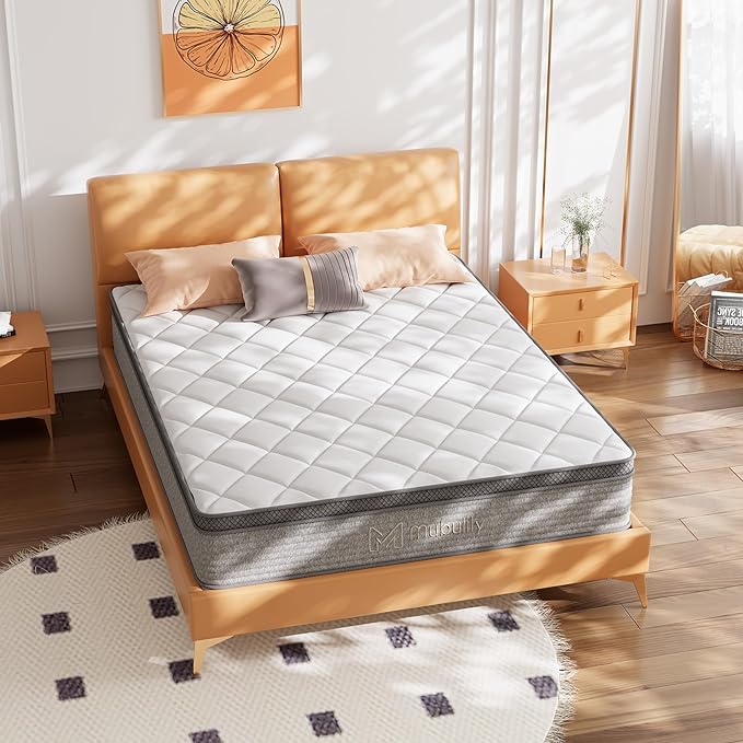 Queen Mattress,12 Inch Cooling-Gel Memory Foam in a Box, Motion Isolation Individually Wrapped Pocket Coils Mattress,Pressure Relief,Back Pain Relief & Cooling,CertiPUR-US