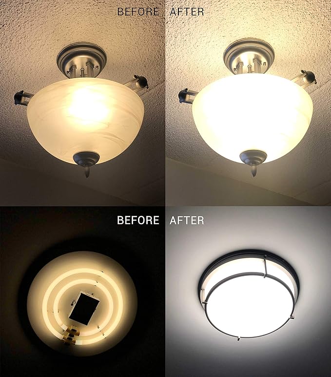 5.5" LED Light Engine, 23W 1700LM, 3000K Warm White, Retrofit Module for Ceiling Lights, Ceiling Fans, Pendants, Lanterns, Garden Lights, UL/ES/JA8 Certified