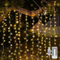 suddus Curtain Lights for Bedroom, 200 Led Hanging String Light Outdoor, Fairy Curtain Lights Indoor for Christmas, Dorm, Wall, Backdrop, Window, Wedding, Party, Birthday Decor, Warm White