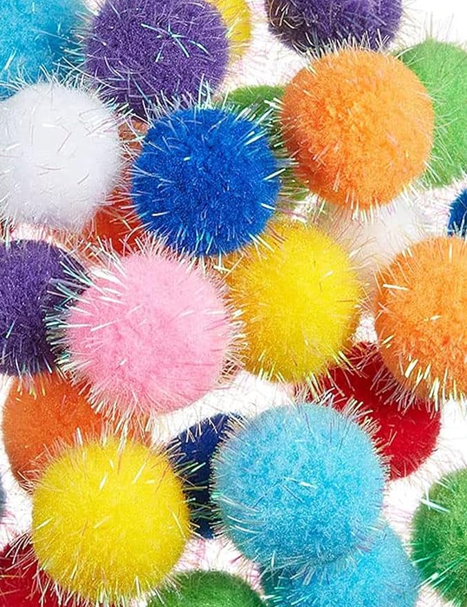 100-Pack Cat Toy Balls – Soft Fuzzy Toys for All Cats to Play and Exercise Indoors (1.5 inch, Cat Toys Pro Collection)-Mewly Pet