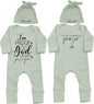 Little Answered Prayer Bodysuit Infant Romper Baby Announcement 0-3 Months Clothes Cute Religious Boys Girls Outfit