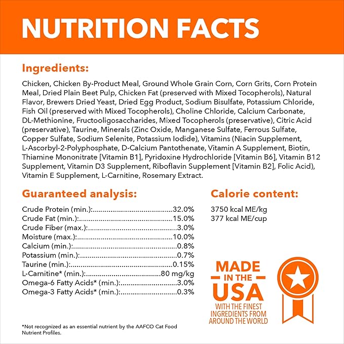 IAMS Proactive Health Adult Healthy Dry Cat Food with Chicken, 16 lb. Bag-Mewly Pet