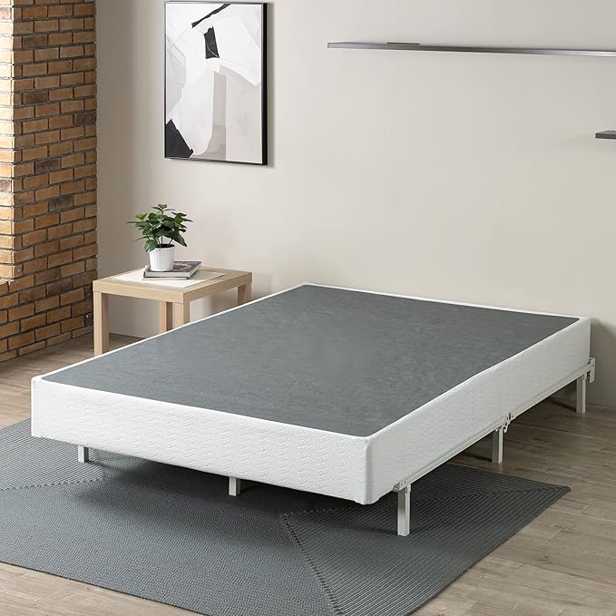ZINUS 9 Inch California King Metal Smart Box Spring with Quick Assembly, Mattress Foundation, Strong Metal Frame, Easy Assembly