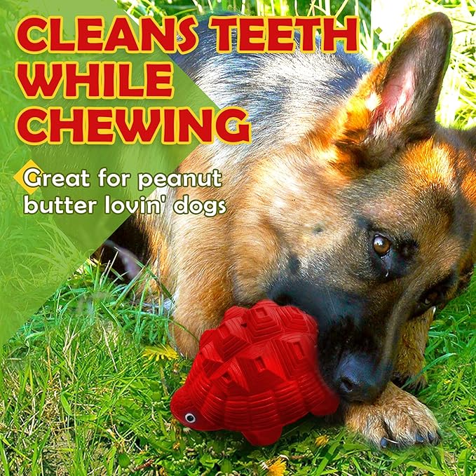 Dog Toys for Aggressive Chewers, Heavy Duty Tough Dog Toy for Large Dogs, Indestructible Squeaky Dog Toys-Mewly Pet