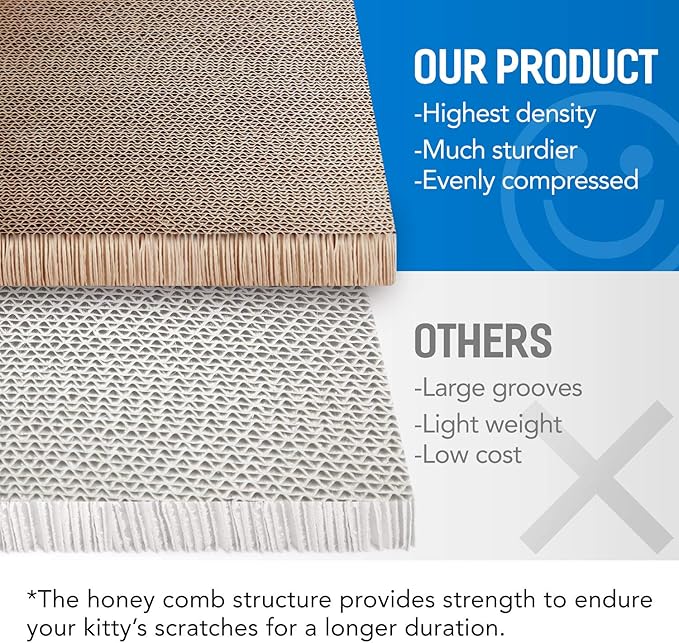 Cat Condo Scratcher Post Cardboard, Milk Box Shape Cat Scratching House Bed, Black Color-Mewly Pet