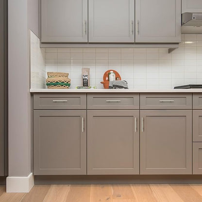 Ravinte 6 Pack 6 inch Cabinet Pulls Brushed Nickel Stainless Steel Kitchen Cupboard Handles Cabinet Handles, 3.5 inch Hole Center