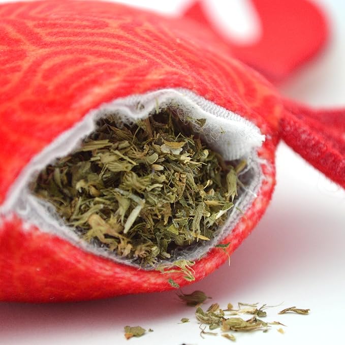 ZOOMIE Crab - Refillable Catnip Toy + Catnip | High Potency Hand Harvested Fresh | Soft Plush for Engaging Play-Mewly Pet