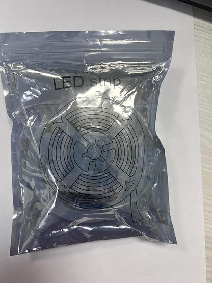 echosari Battery Operated Motion Sensor Cabinet Strip Lights, 9.8Ft 90 LED Counter Closet Strip Light, Motion & Night Sensor Safe Tape Light for Stairs Wardrobe Kitchen (Cool White)