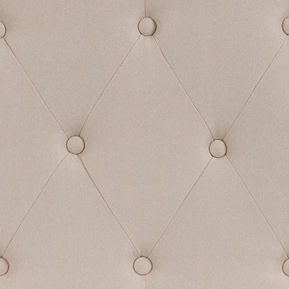 Flash Furniture Cambridge Tufted Upholstered King Size Headboard in Beige Fabric