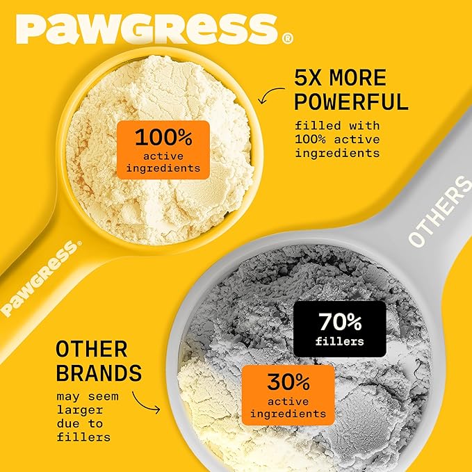 5-in-1 Dog Probiotic Powder – 100% Natural Gut Health Support with Prebiotics, Postbiotics & Enzymes – Crafted by Dog Nutritionist Kayla Kowalski, Made in USA – 30 Scoops-Mewly Pet