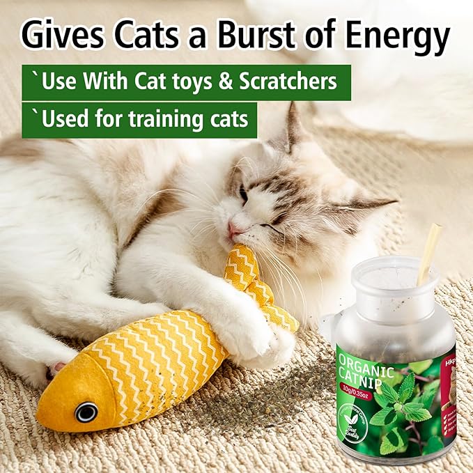 Natural Catnip for Cats,1.05 oz Cat Premium Organic Catnip,Safe & Non-Addictive Catnip Treats Used to Supplement Catnip Toys,Great for Training Redirecting Bad Behaviors-Mewly Pet