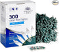 Holiday Joy - 300 Count Warm White Christmas Lights Outdoor, 32FT Length Per Set Incandescent Christmas Lights Indoor, Corded Tree String Lights for Xmas Decorations (Green Wire)