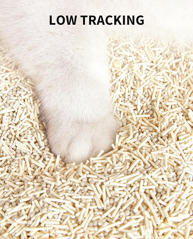 PETKIT New Occult Blood Monitoring Cat Litter, Ultra Absorbent Clumping Mixed Tofu Bentonite Litter, Odor Control and Dust Free-Mewly Pet