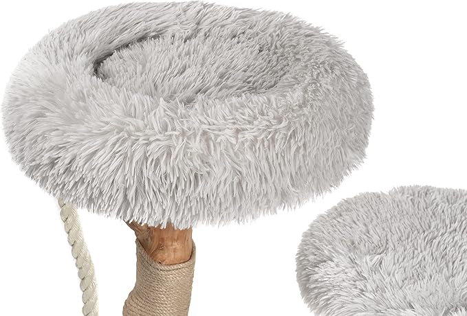 MAU Modern Cat Tower - Wooden Cat Scratching Tree & Condo - Luxury Collection - Cat Lovers Gift-Mewly Pet