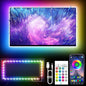 LED Lights for TV, 16.4ft LED Lights for 45-75 Inch TVs, RGB TV Backlight Behind, Music Sync Bluetooth APP & Remote Control Strip Lights USB Powered for Bedroom, Gaming, Home Décor