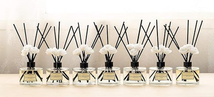 CULTURE & NATURE Reed Diffuser Set 6.7oz (200ml) Floral Bouquet Scented Diffuser with Sticks Home Fragrance Reed Diffuser for Bathroom Shelf Decor