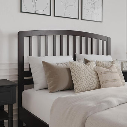 AFI Richmond Queen Size Headboard with Attachable Charger in Espresso