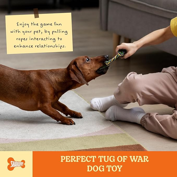 Puppy Teething Toys for Small Dogs, 5 Pack Cotton Puppy Dog Rope Toy for Small Dogs, Durable Dog Chew Toys for Aggressive Chewers Small Breed, Interactive Tug of War Puppy Toys to Keep Them Busy-Mewly Pet